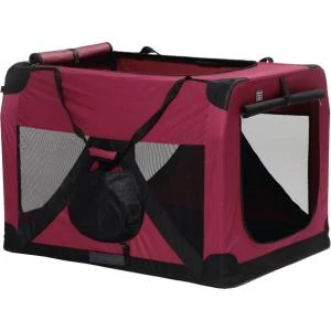 Nylon Hondenbench Zwart/rood 81 X 58 X 58 Cm 3 Nylon Hondenbench Zwart/rood 81 X 58 X 58 Cm