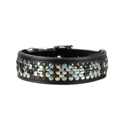 Hunter Halsband Voor Hond Arizona Bruin Nappaleer Bruin Onderlegd 35-43x50x3,9 Cm