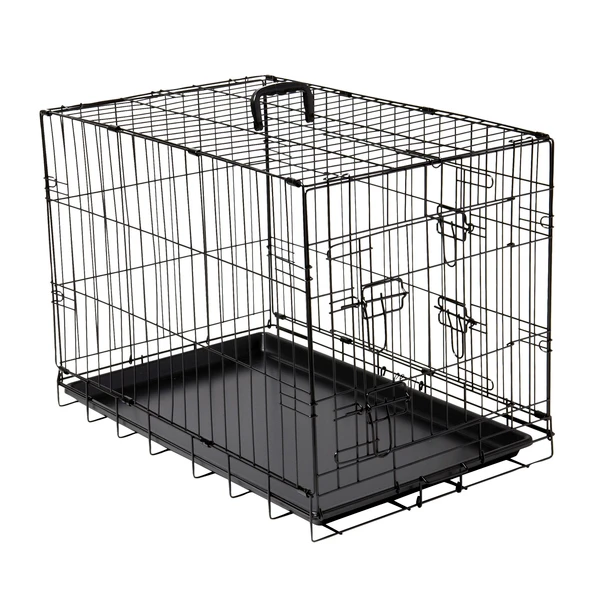 Adori Bench 2-Deurs Zwart - Hondenbench - 76x48x54 Cm 3 Adori Bench 2-Deurs Zwart - Hondenbench - 76x48x54 Cm