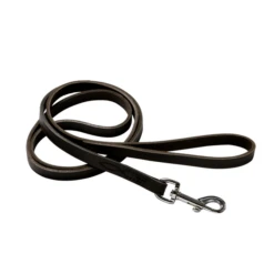 Adori Looplijn Soft Met Print En Trens Donkerbruin - Hondenriem - 160x1.4 Cm