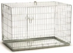 Merkloos BZ Hondenbench 2-deurs (verzinkt)