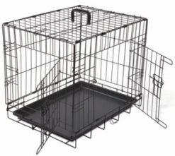 Duvo DWXL - Hondenbench 2-deurs (zwart) -Dierbenodigdheden-Honden DIERENWINKELXL20652 shoparticle