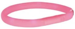 Trixie - Lichtgevende Halsband Met USB - Roze