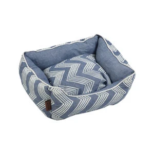 Beeztees Hondenmand ZigZag Blauw 55 X 50 X 20 Cm - Afbeelding 2