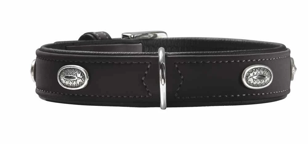 Hunter Halsband Voor Hond Softie Stone Art-nubuk Zwart Zwart Onderlegd 42-50x55x2,8 Cm 3 Hunter Halsband Voor Hond Softie Stone Art-nubuk Zwart Zwart Onderlegd 42-50x55x2,8 Cm