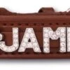 Hondenhalsband Met Naam Large Brown -Dierbenodigdheden-Honden file 276