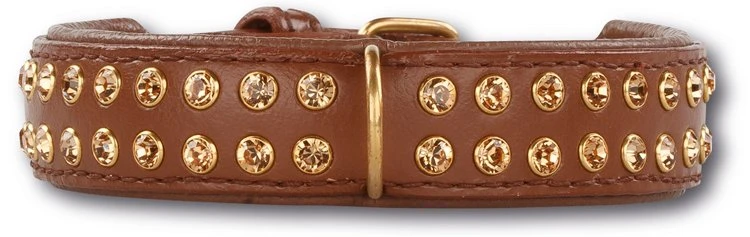 Hondenhalsband Swarovski Extreme Brown 30mm 3 Hondenhalsband Swarovski Extreme Brown 30mm