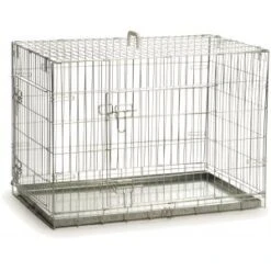 Beeztees Bench Chroom 87 X 58 X 67 Cm 87 X 58 X 67 Cm -Dierbenodigdheden-Honden hondenbench 2 deurs inklapbaar verzinkt 89 x 60 x 66 cm 8712695050490 1 0 300x300