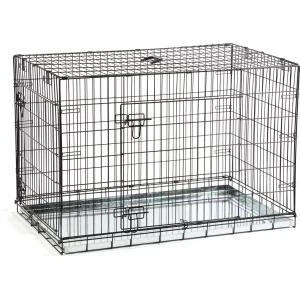 Beeztees - Hondenbench 2-deurs (zwart) 4 Beeztees - Hondenbench 2-deurs (zwart) - Afbeelding 2