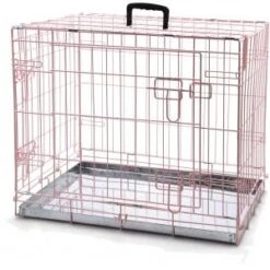 Beeztees Hondenbench 2 Deurs Roze 62 X 44 X 49 Cm -Dierbenodigdheden-Honden hondenbench 2 deurs roze 62 x 44 x 49 cm 8712695135531 4 0 300x300 1
