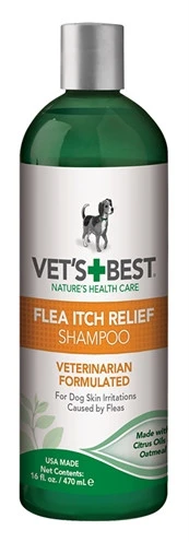 Vets Best Flea Itch Relief Shampoo 470 Ml