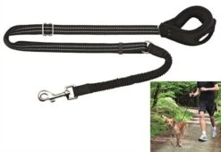 Trixie Jogginglijn - Hondenhardlooplijn - 90-130x2.0 Cm Zwart