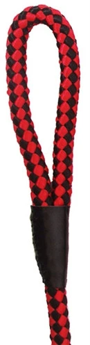Boon Nylon Sierlijn Voor Hond Gevlochten Rood/zwart 15 Mmx120 Cm