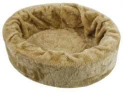 Petcomfort Hondenmand Bont Beige 66x56x18 Cm.