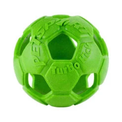 Petsport Turbo Kick Soccer Ball - Groen - 15 Cm