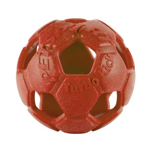 Petsport Turbo Kick Soccer Ball - Rood - 20 Cm
