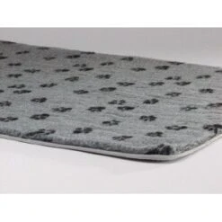 Beeztees Vetbed Grijs Met Pootjesprint Voor Honden Large